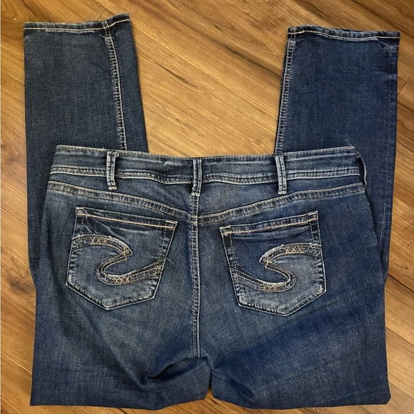 Silver Jeans Indigo Straight Leg Classic Denim - Picture 4 of 8